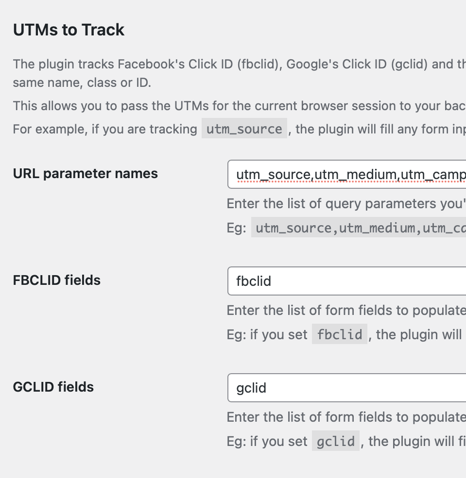 UTM Tracking